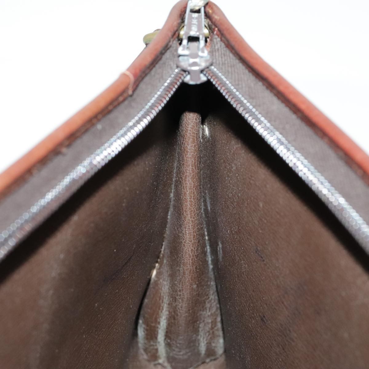 Christian Dior CD Shoulder bag Leather, BROWN, LEATHER, Shoulder bag