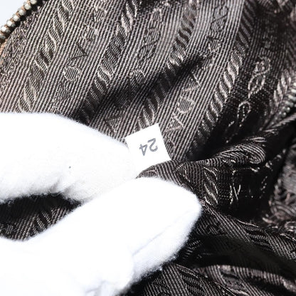 Prada Vintage Handbag Canvas, BEIGE, CANVAS, Handbag