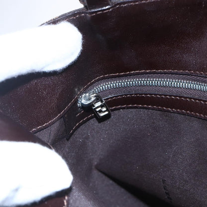 Fendi Vintage Shoulder Bag Zucca Canvas, BROWN, CANVAS, Shoulder bag