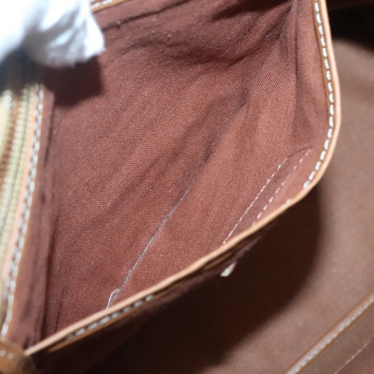 Christian Dior Front Pocket Convertible Tote Canvas, BEIGE, CANVAS, Tote bag