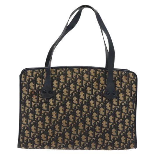 Christian Dior Trotter shoulder bag Canvas, NAVY, CANVAS, Shoulder bag