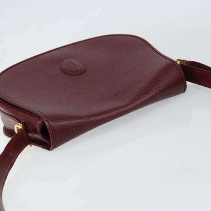 cartier Must de Cartier Shoulder Bag Leather, BURGUNDY, LEATHER, Shoulder bag
