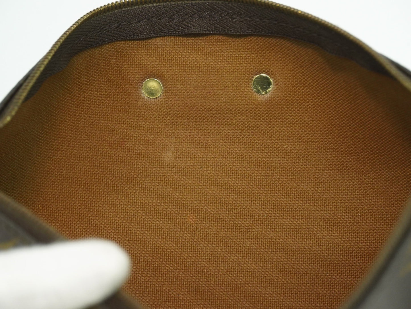 Louis Vuitton Eva Handbag Monogram Canvas, BROWN, CANVAS, Clutche & pouche