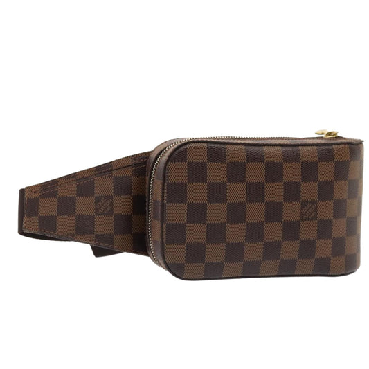 Louis Vuitton Geronimos Waist Bag Damier, BROWN, CANVAS, Shoulder bag