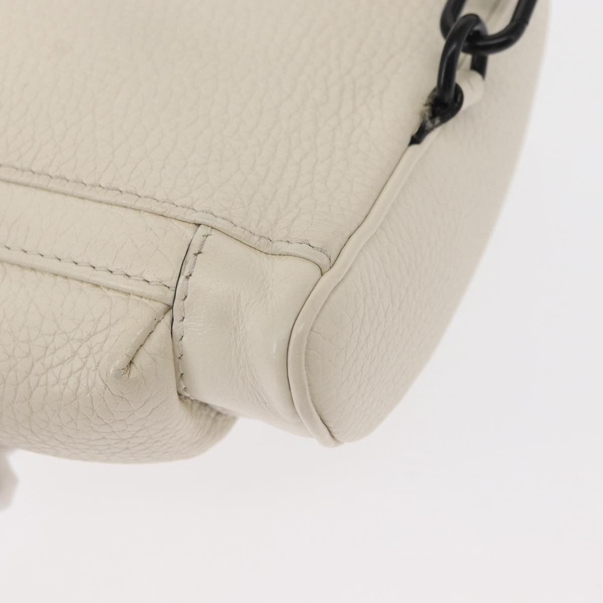 Louis Vuitton Christopher Backpack Taurillon Leather, WHITE, LEATHER, Shoulder bag