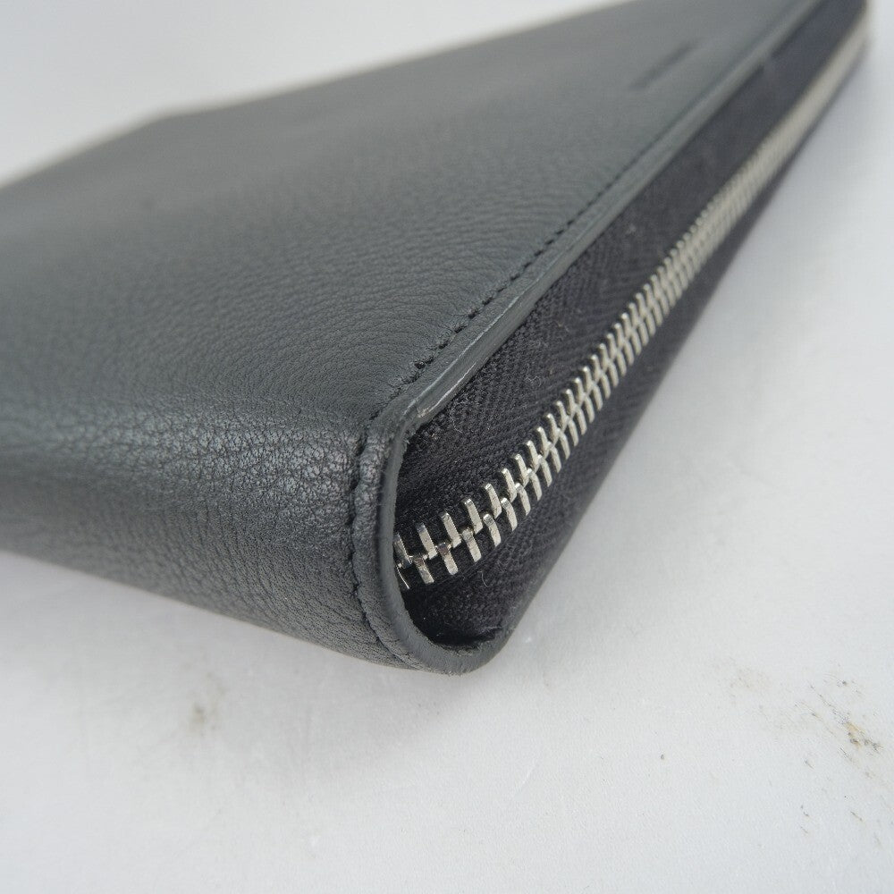 Christian Dior Homme Document Clutch Printed Leather, BLACK, LEATHER, Clutche & pouche