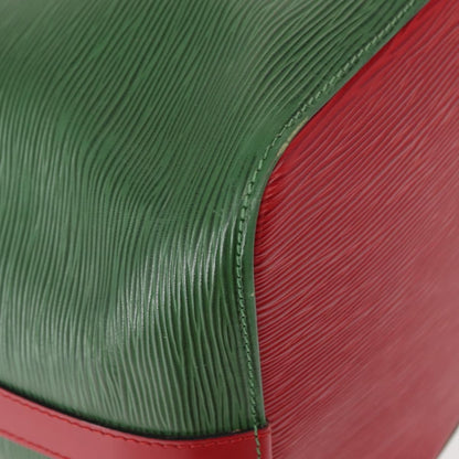 Louis Vuitton Bicolor Petit Noe Handbag Epi Leather, GREEN, LEATHER, Shoulder bag