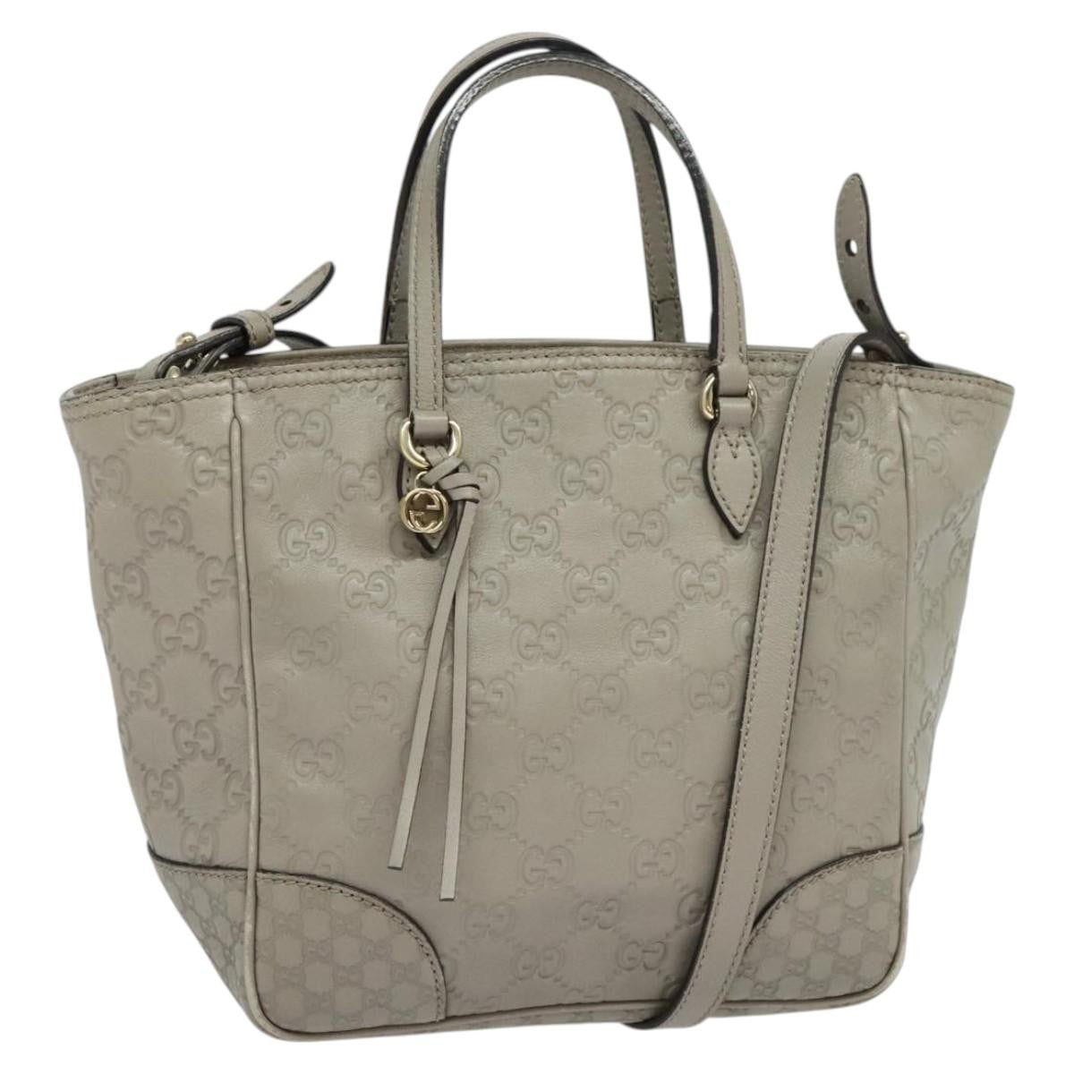 Gucci Bree Tote Guccissima Leather, GRAY, LEATHER, Tote bag