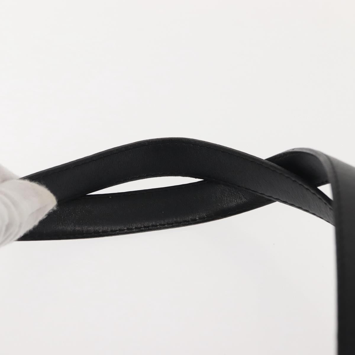 Christian Dior Vintage CD Handbag Leather, BLACK, LEATHER, Handbag