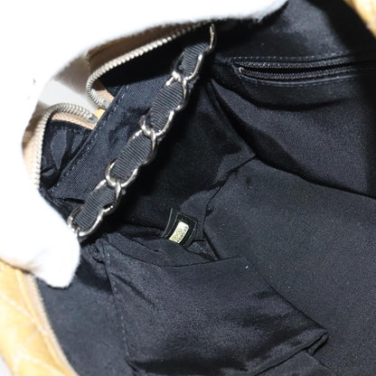 Chanel Camera Case Bag Woven Stitch Patent, BEIGE, PATENT_LEATHER, Crossbody bag