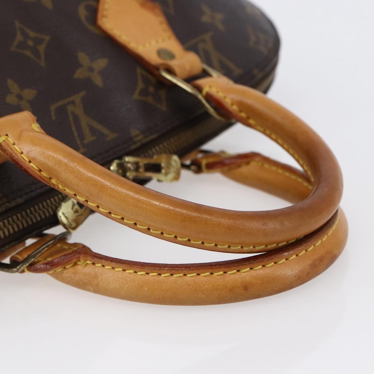 Louis Vuitton Alma Handbag Monogram Canvas, BROWN, CANVAS, Handbag