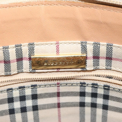 Burberry Vintage Handbag Leather, BEIGE, LEATHER, Handbag