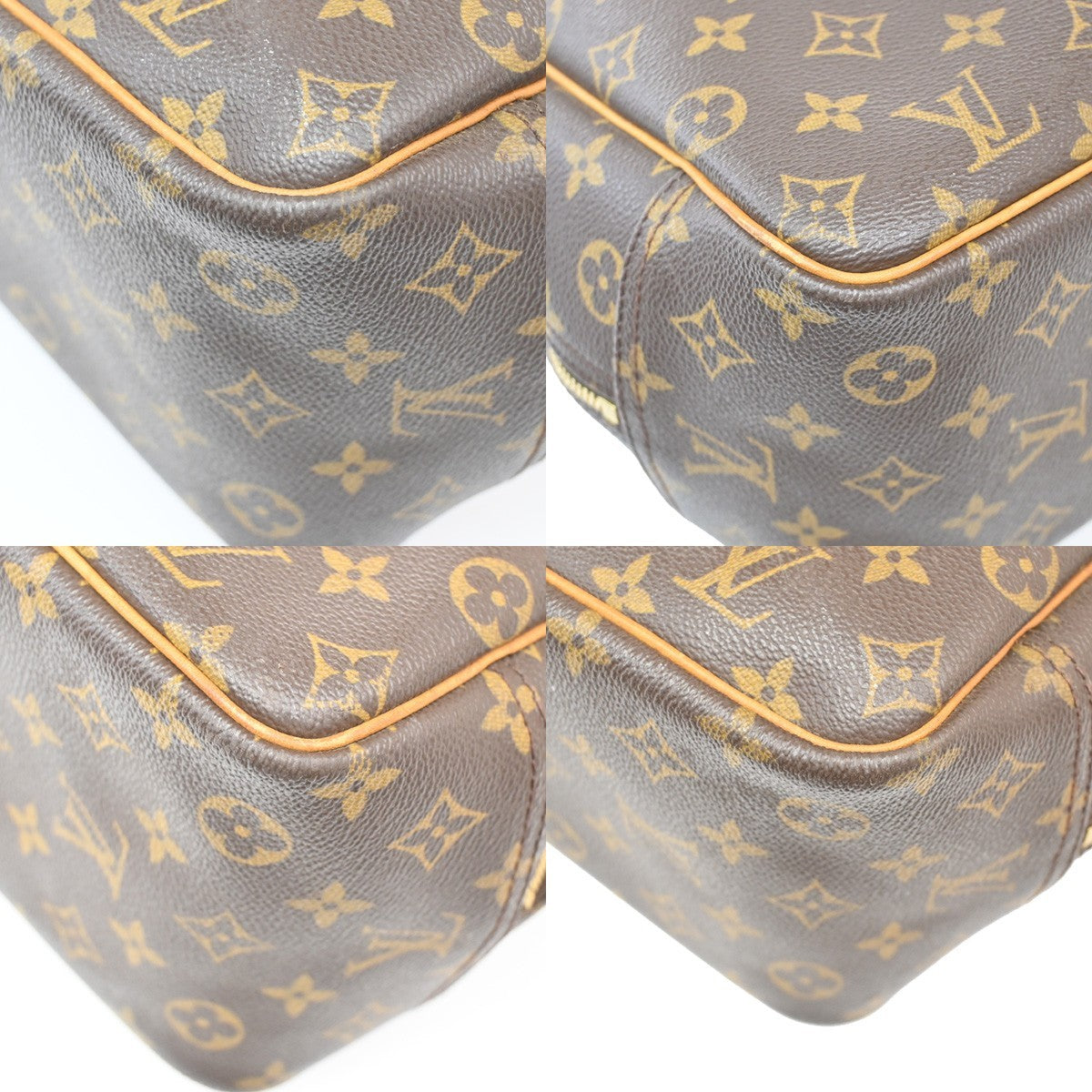 Louis Vuitton Deauville Handbag Monogram Canvas, BROWN, CANVAS, Handbag