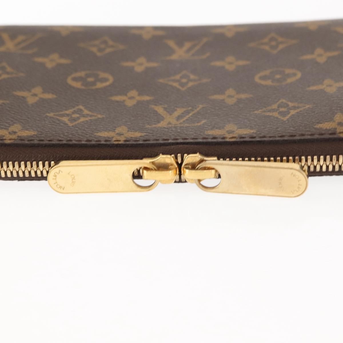 Louis Vuitton 5 Tie Case Monogram Canvas, BROWN, CANVAS, Clutche & pouche