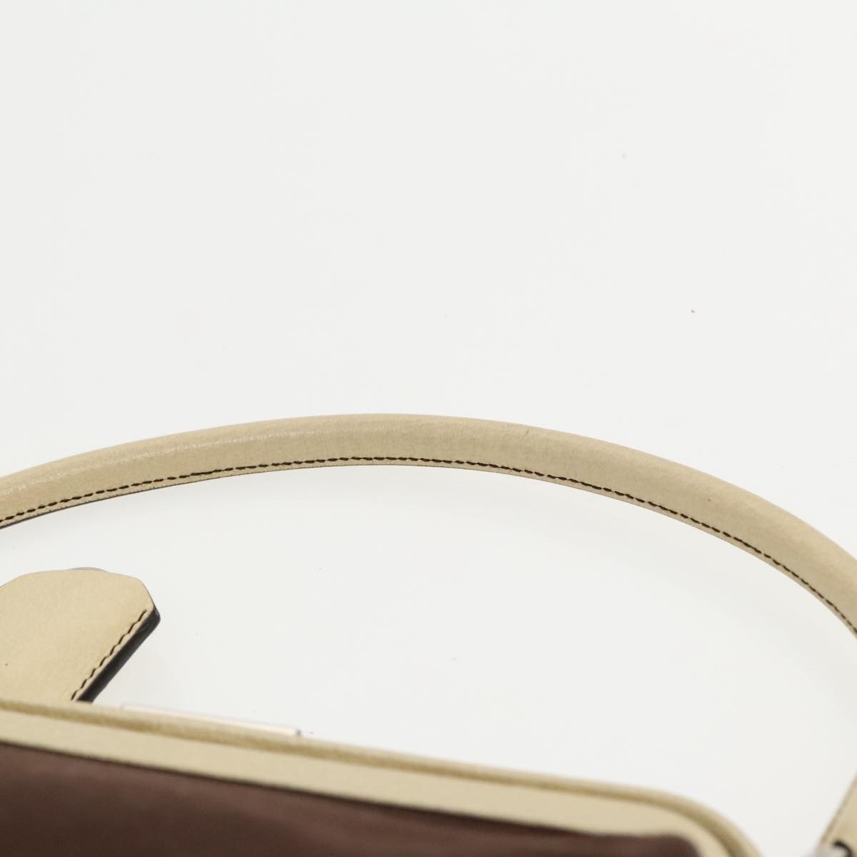 Prada Vintage Handbag Canvas, BROWN, CANVAS, Handbag