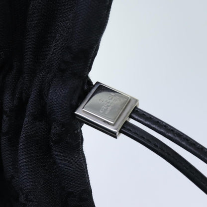 Gucci Vintage Web Drawstring Bucket Bag GG Coated Canvas, BLACK, CANVAS, Clutche & pouche