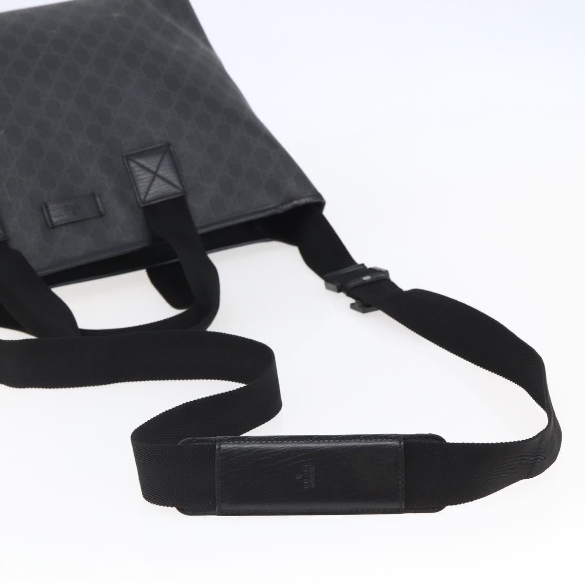 Gucci Convertible Zip Tote GG Canvas, BLACK, PVC, Tote bag
