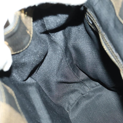 Fendi Pequin Front Pocket Backpack Coated Canvas, BROWN, PVC, Backpack