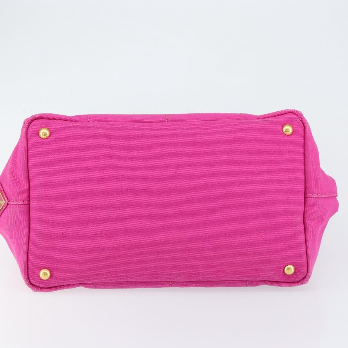 Prada Canapa Tote Canvas, PINK, CANVAS, Tote bag