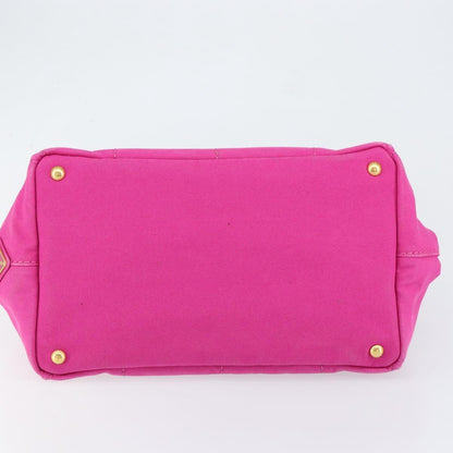 Prada Canapa Tote Canvas, PINK, CANVAS, Tote bag