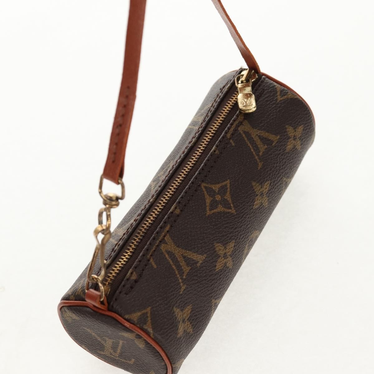Louis Vuitton Papillon Handbag Monogram Canvas, BROWN, CANVAS, Handbag