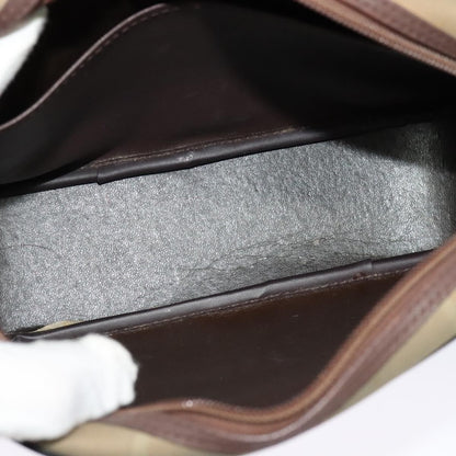 Burberry Nova check Shoulder bag Canvas, BEIGE, CANVAS, Shoulder bag