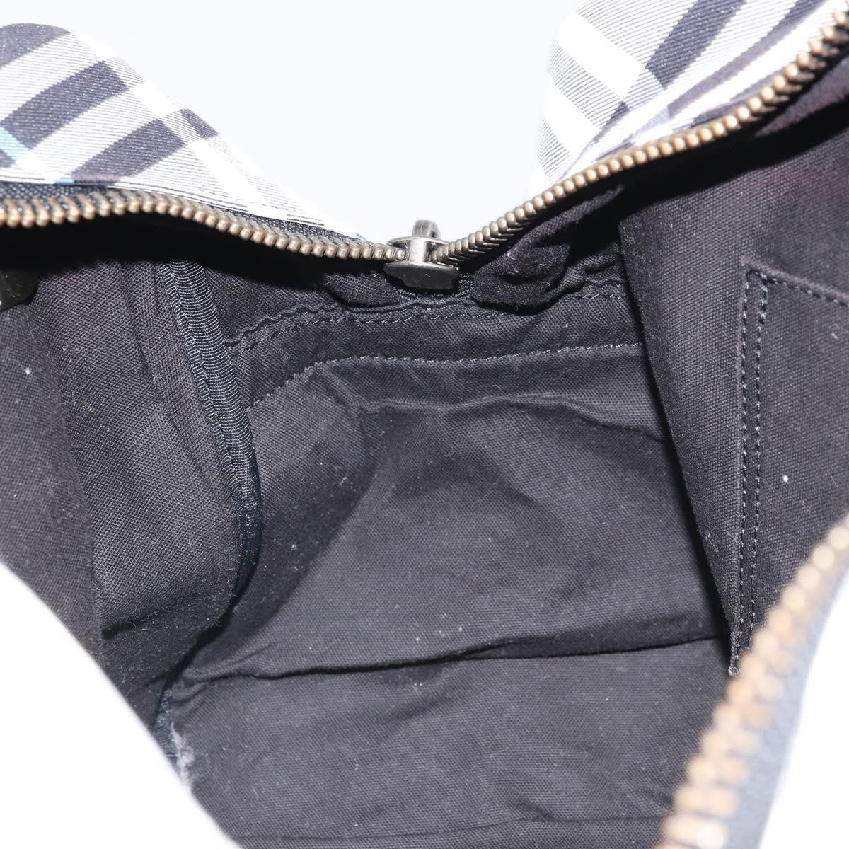 Burberry Blue Label Handbag Canvas, BLACK, CANVAS, Handbag