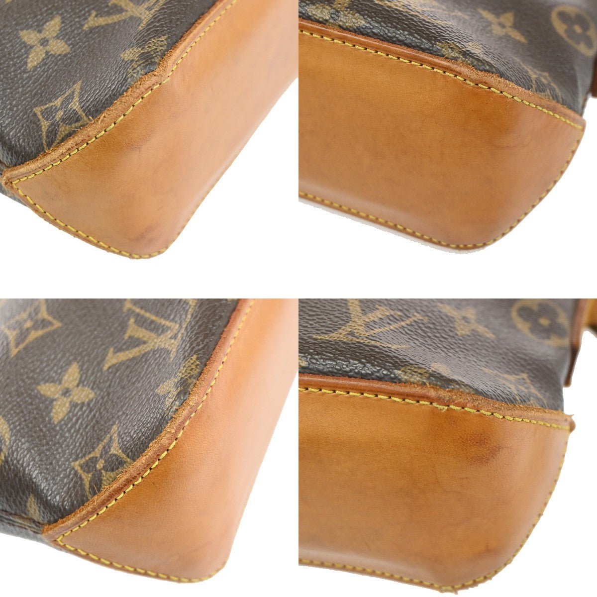 Louis Vuitton Trotteur Handbag Monogram Canvas, Brown, Canvas, Shoulder Bag