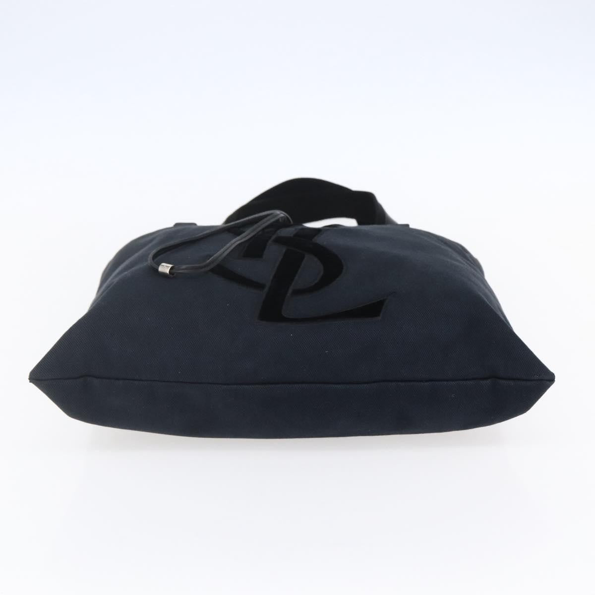 Saint Laurent Kahala Drawstring Tote Canvas, BLACK, CANVAS, Tote bag