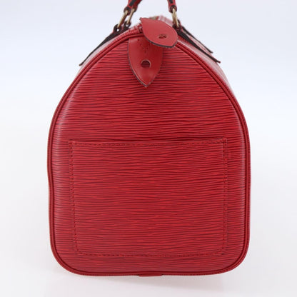 Louis Vuitton Speedy Handbag Epi Leather, RED, LEATHER, Handbag