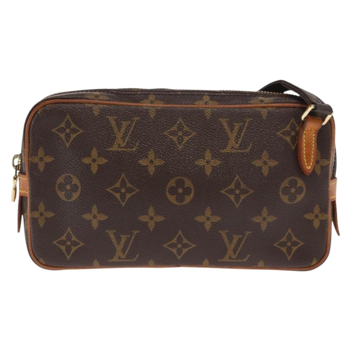 Louis Vuitton Pochette Marly Bandouliere Bag Monogram Canvas, BROWN, CANVAS, Clutche & pouche