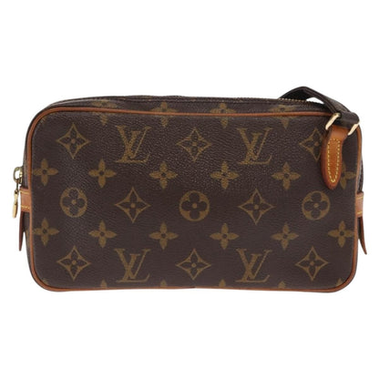 Louis Vuitton Pochette Marly Bandouliere Bag Monogram Canvas, BROWN, CANVAS, Clutche & pouche