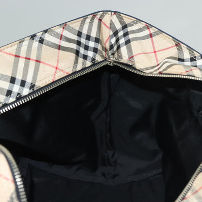 Burberry Nova Check Tote Nylon, NAVY, NYLON, Tote bag