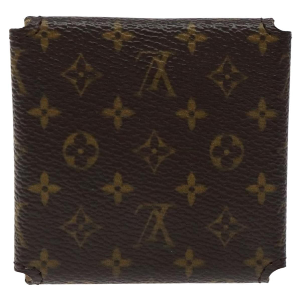 Louis Vuitton CASE JEWELRY BOX Canvas, BROWN, CANVAS, Wallets