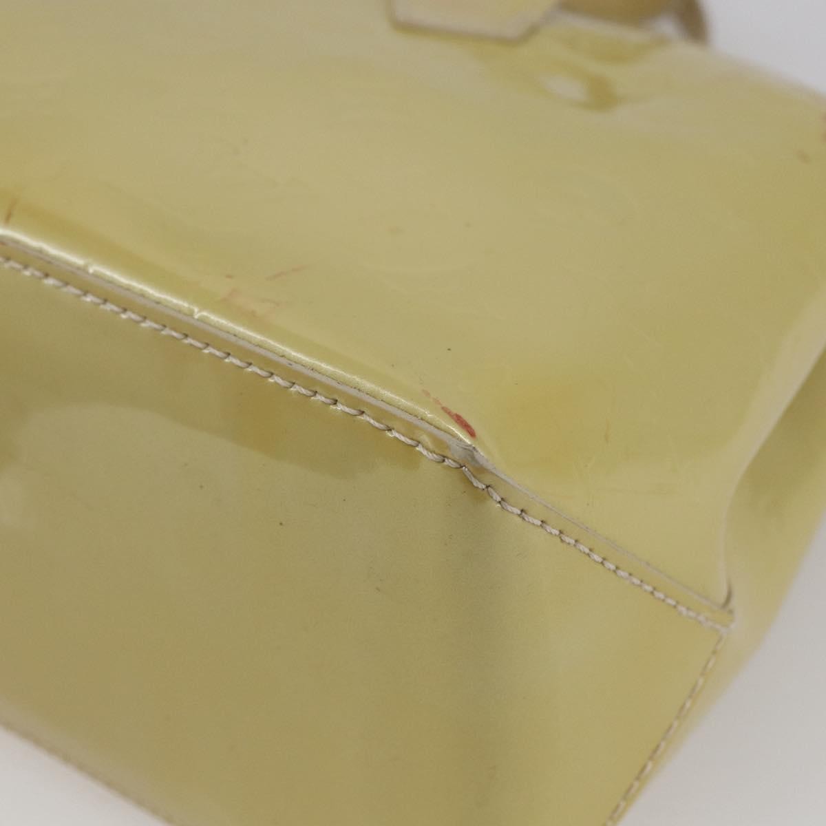 Louis Vuitton Wilshire Handbag Monogram Vernis, BEIGE, PATENT_LEATHER, Handbag