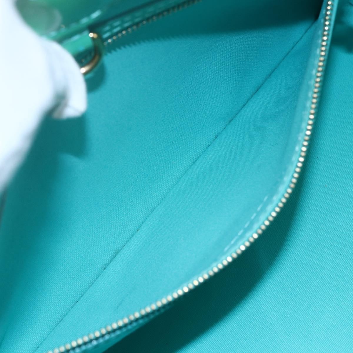 Louis Vuitton Wilshire Handbag Monogram Vernis, BLUE, PATENT_LEATHER, Handbag