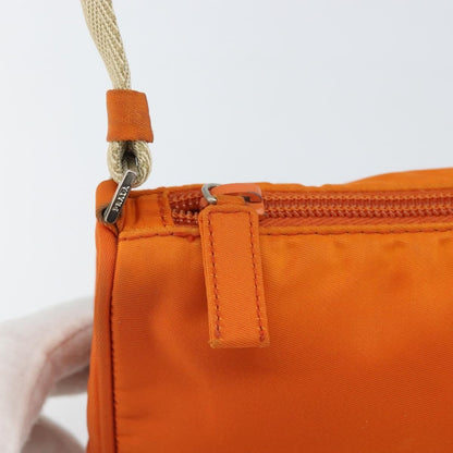 Prada Pochette Shoulder Bag Tessuto, ORANGE, NYLON, Clutche & pouche