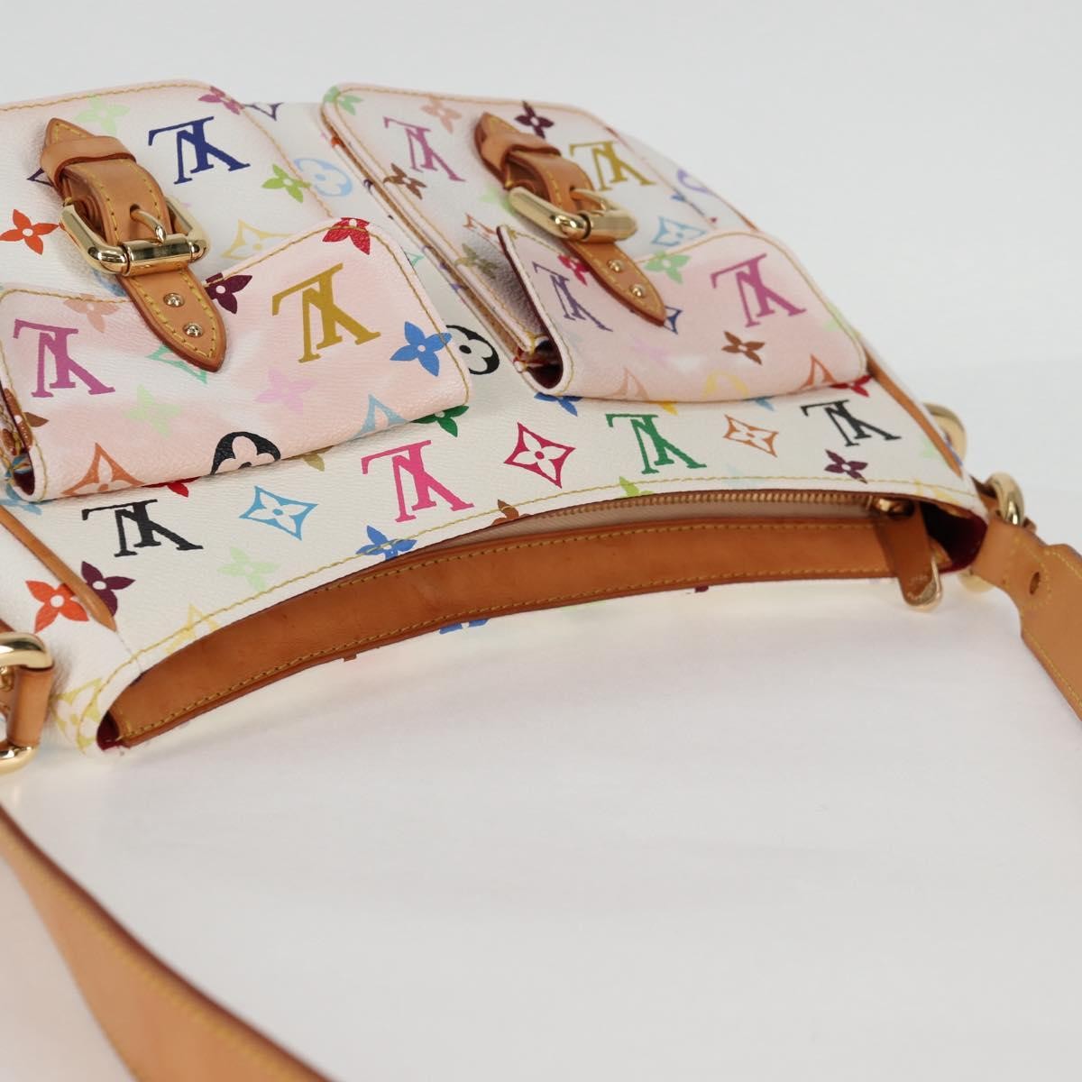 Louis Vuitton Lodge Handbag Monogram Multicolor, WHITE, CANVAS, Handbag