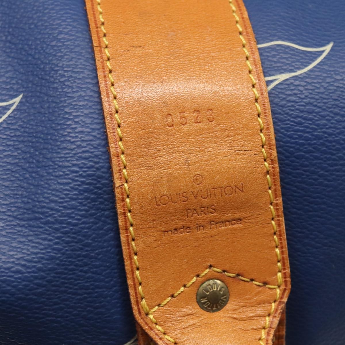 Louis Vuitton Cup Sac Marin Bandouliere Bag Coated Canvas, BLUE, CANVAS, Shoulder bag