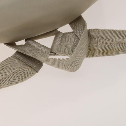 Prada Vela Double Front Pocket Backpack Tessuto with Saffiano Leather, SILVER, NYLON, Backpack