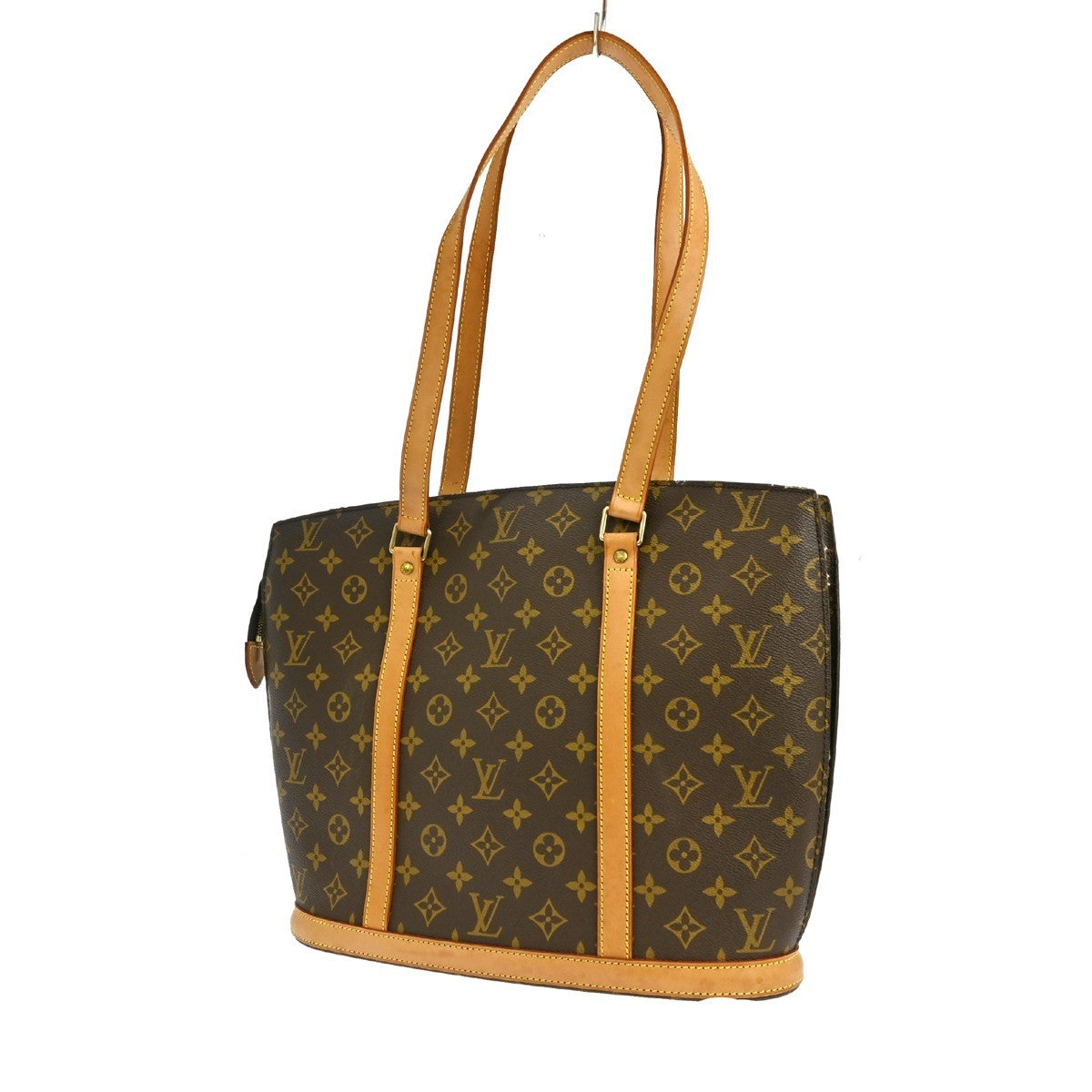 Louis Vuitton Babylone Handbag Monogram Canvas, BROWN, CANVAS, Tote bag