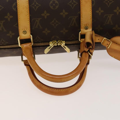 Louis Vuitton Keepall Bag Monogram Canvas, BROWN, CANVAS, Travel bag