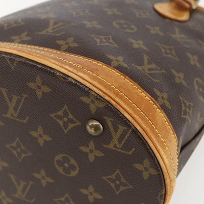 Louis Vuitton Petit Bucket Bag Monogram Canvas, BROWN, CANVAS, Shoulder bag