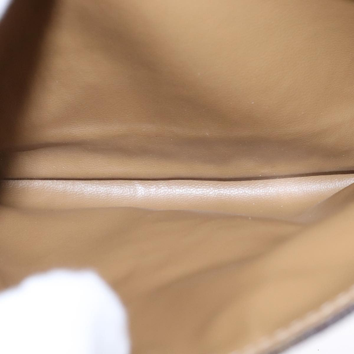 Celine Macadam Shoulder Bag PVC Leather, BROWN, CANVAS, Shoulder bag