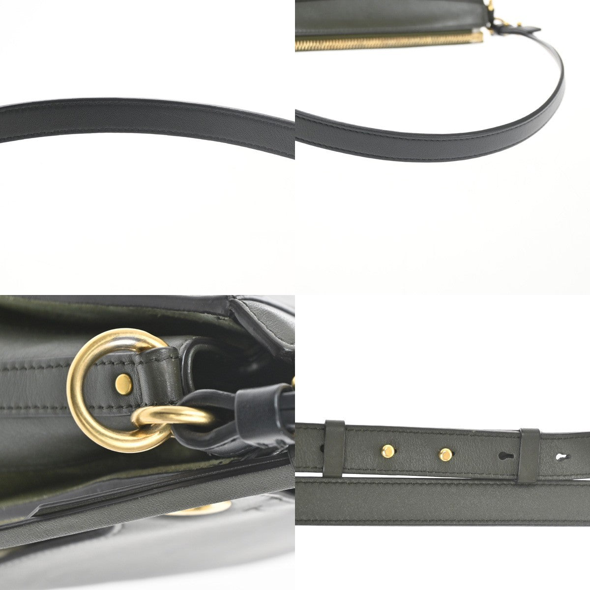 Chloe Roy Shoulder Bag Leather, Black, Suede, Shoulder Bag