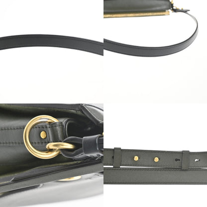 Chloe Roy Shoulder Bag Leather, Black, Suede, Shoulder Bag