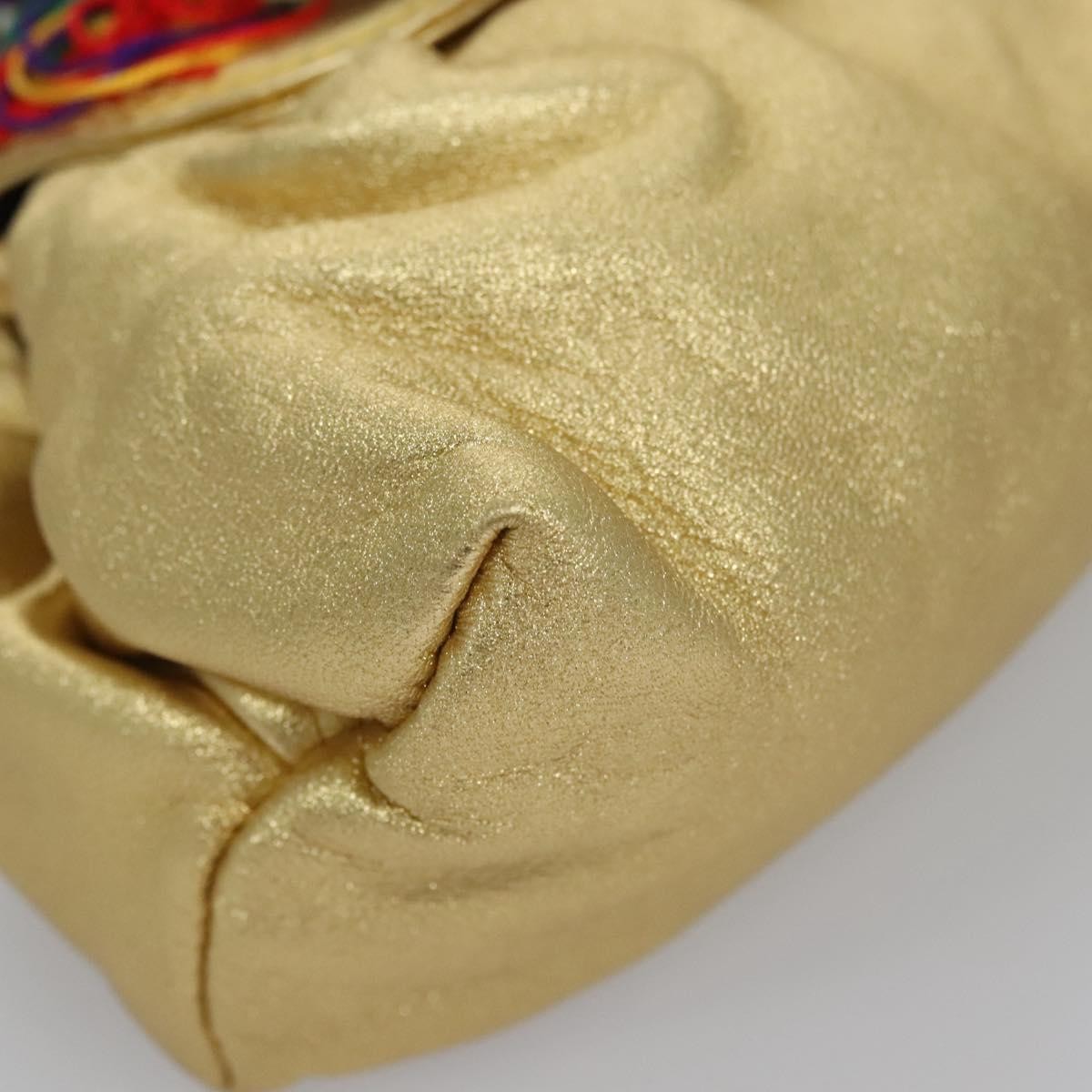 Loewe Vintage Crossbody Leather, GOLD, LEATHER, Shoulder bag