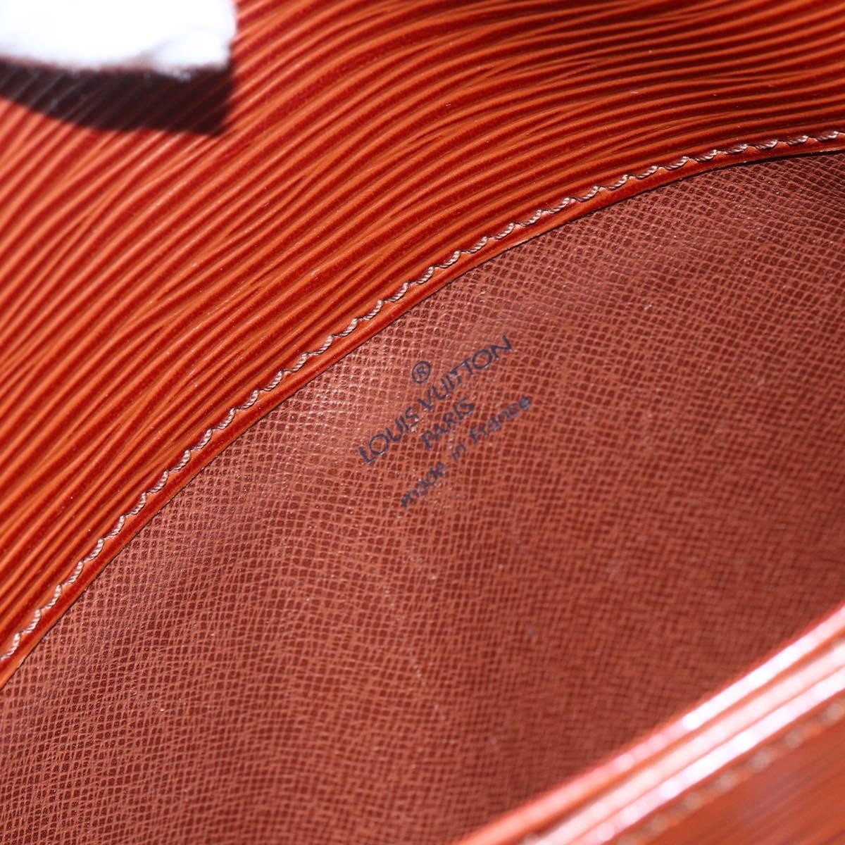 Louis Vuitton Cartouchiere Handbag Epi Leather, BROWN, LEATHER, Shoulder bag