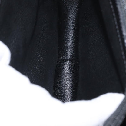 Celine Vintage Convertible Top Handle Bag Macadam Coated Canvas, Black, Canvas, Handbag