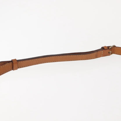 Celine Vintage Macadam Shoulder Bag Canvas and Leather, BROWN, CANVAS, Shoulder bag